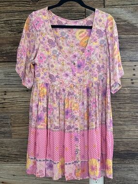 Spell Hibiscus Lane Mini Dress